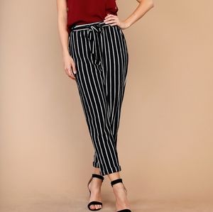 Mine High Waisted Striped Pants